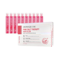 FarmStay Derma Cube Pink Salt Therapy Hair Filler 10ea x 13ml