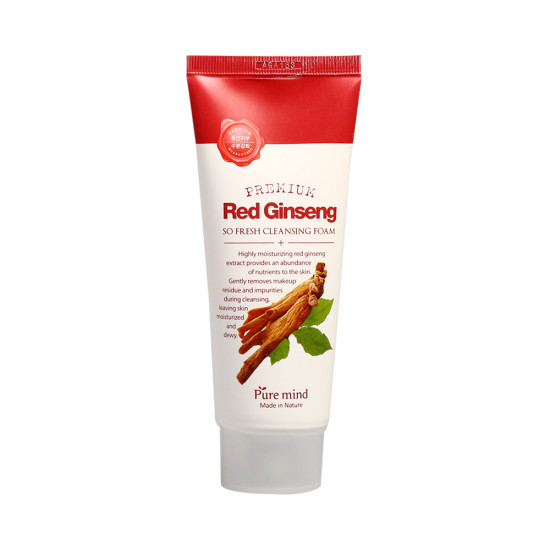 Pure mind Premium Red ginseng cleansing foam 100ml