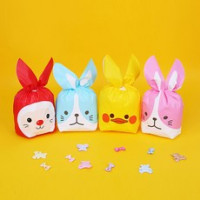 Gift bags in the form of a yellow duck 10pcs