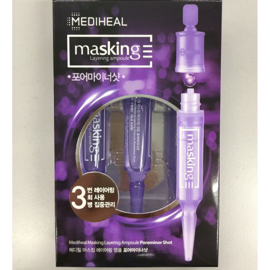 Mediheal Masking Layering Ampoule Poreminor Shot 4ml*3