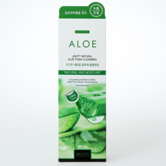 Jigott Natural Aloe Foam Cleansing 180ml