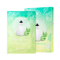 Merbliss Wedding Dress Emerald Aloe Honey Soothing Clear Seal Mask  5e...