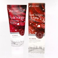 3W Clinic Cleansing foam Rose water 100ml