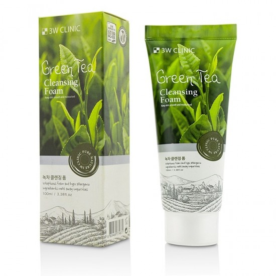 3W Clinic Cleansing foam Green tea 100ml