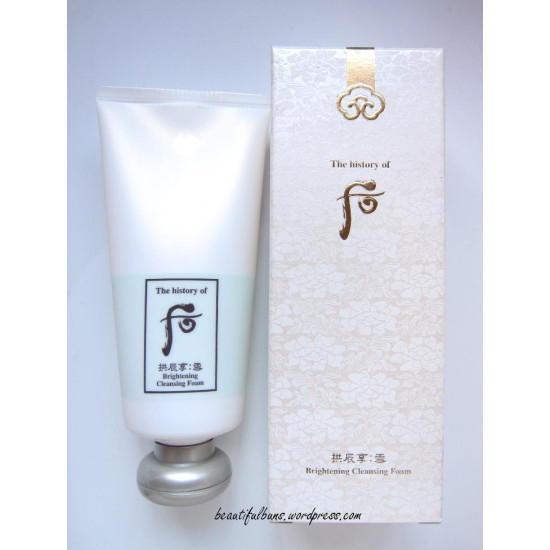 The history of Whoo Brightening Cleansing foam/ Осветляющая очищающая пена 180ml
