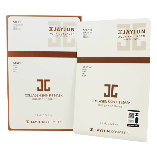 JAYJUN Collagen Skin fit mask 2 step 10 ea