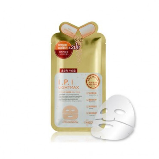 MEDIHEAL IPI Lightmax Hydro nude gel mask/ Гель-масляная маска с 2-мя отбеливающими ингредиентами 10шт