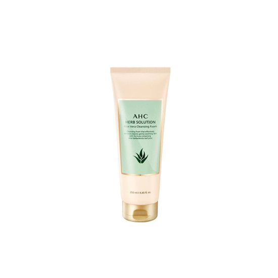 AHC Herb Solution Aloe Vera Cleansing Foam 250ml