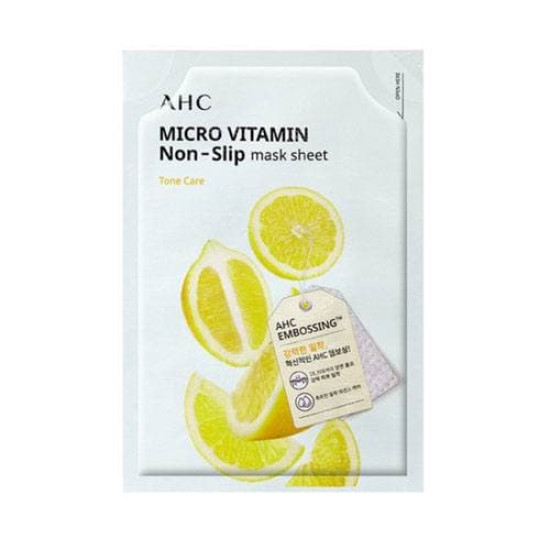 AHC Micro Vitamin Non-Slip Mask Sheet Tone Care 10ea x 33ml