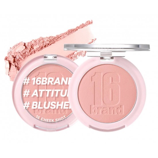 16brand Cheek Shot Blusher No.02 6g