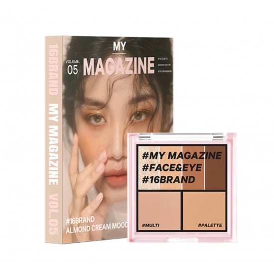 16 Brand Magazine One Step Styling Makeup Palette No.vol 05 7.5g