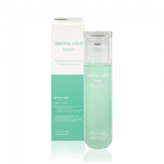 3W CLINIC Toner Derma Cica - 120 ml.