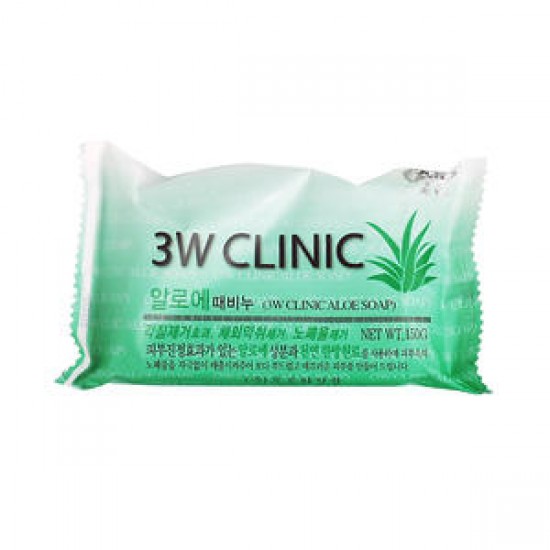 3W Clinic Dirt Soap Aloe 150g 