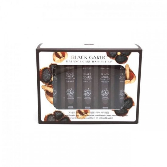 3W CLINIC Black Garlic Balance Care Hair Fill Up 10еа х 13ml 