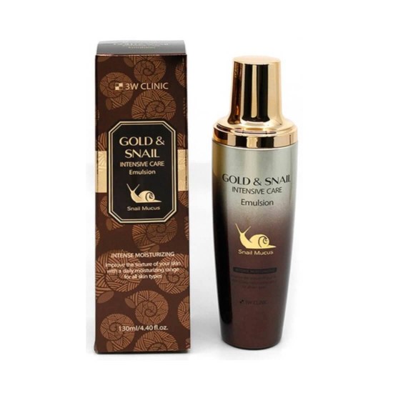 3W Clinic Gold & Snail Intensive Care Emulsion 130ml 