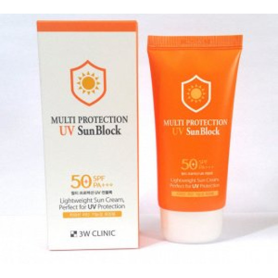 3W Clinic Multi Protection UV SunBlock SPF50+/PA+++ 70ml