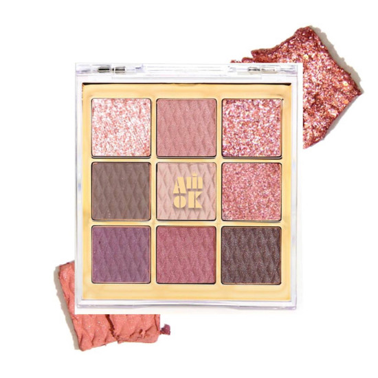 Amok Soft Clay Bean Eye Palette Pink Lavender 9g