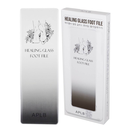 APLB Healing Glass Foot File Black 1ea