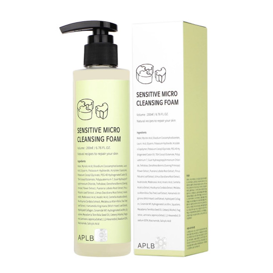APLB SENSITIVE MICRO CLEANSING FOAM 200ml 