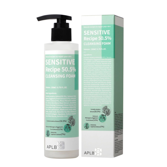 APLB SENSITIVE Recipe 50.5 CLEANSING FOAM 200ml 