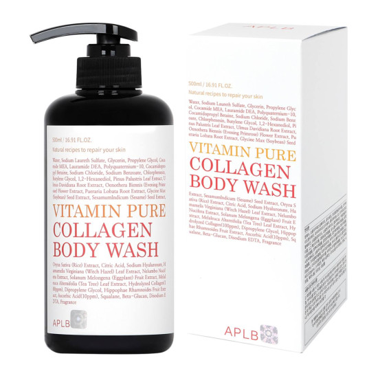 APLB VITAMIN PURE COLLAGEN BODY WASH 500ml 
