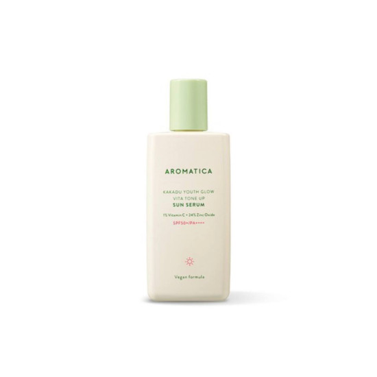 Aromatica Kakadu Youth Glow Vita Tone Up Sun Serum SPF50+ PA++++ 60ml