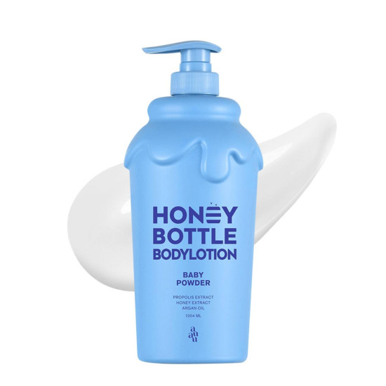 Auau Honey Bottle Body Lotion Baby Powder 1004ml 