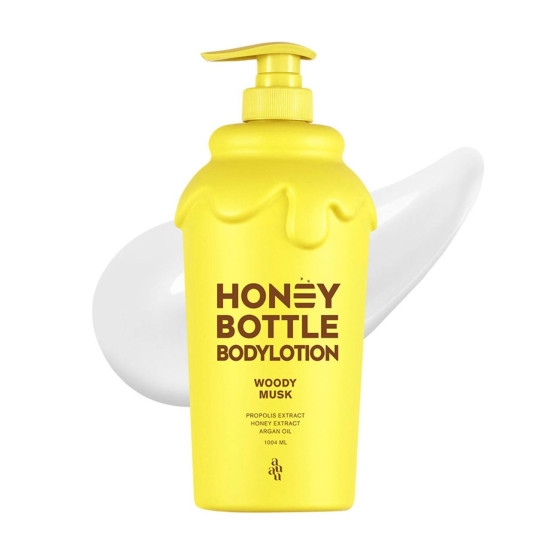 Auau Honey Bottle Body Lotion Woody Musk 1004ml 