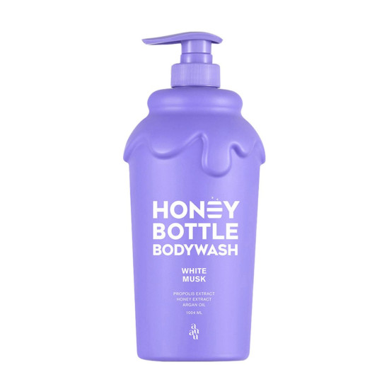 Auau Honey Bottle Body Wash White Musk 1004ml