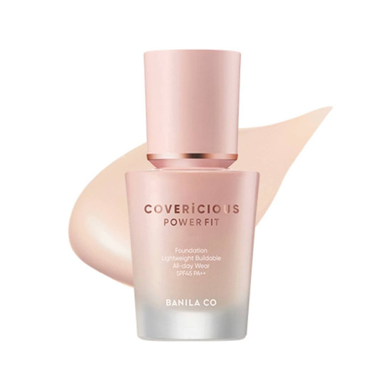 Banila co Covericious Power Fit Foundation SPF45 PA++ No.21 Rose 30ml