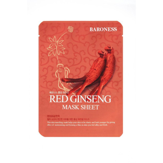 Baroness Red Ginseng Mask Sheet 10ea x 27ml