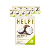 Bergamo Help Mask Pack Coconut 10ea x 25ml 