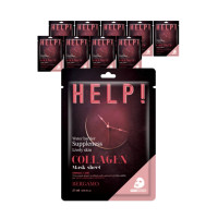 Bergamo Help Mask Pack Collagen 10ea x 25ml 