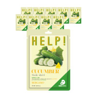 Bergamo Help Mask Pack Cucumber 10ea x 25ml