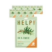 Bergamo Help Mask Pack Tea Tree 10ea x 25ml 