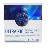 Enough Ultra X10 Two Way Cake SPF 50+ PA+++ No.21 11g + 11g refill