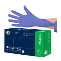 BRICKGLO ECO Nitrile Gloves Special L 100ea