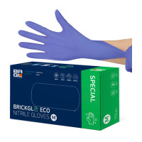 BRICKGLO ECO Nitrile Gloves Special M 100ea 