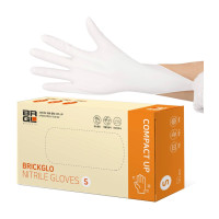 BRICKGLO Nitrile Gloves Compact Up S 50ea 
