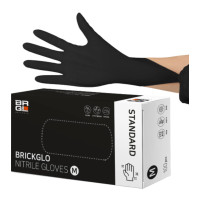 BRICKGLO Nitrile Gloves Standart M 100ea