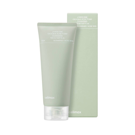 Celimax Ji Woo Gae Cica BHA Acne Foam Cleansing 150ml 