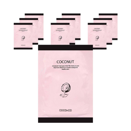 COCOnCo Real Natural CoconutMask Pack 10ea