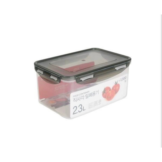 Daiso Fresh airtight container, rectangular 2.3L