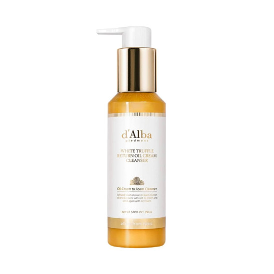 d'Alba White Truffle Return Oil Cream Cleanser 150m