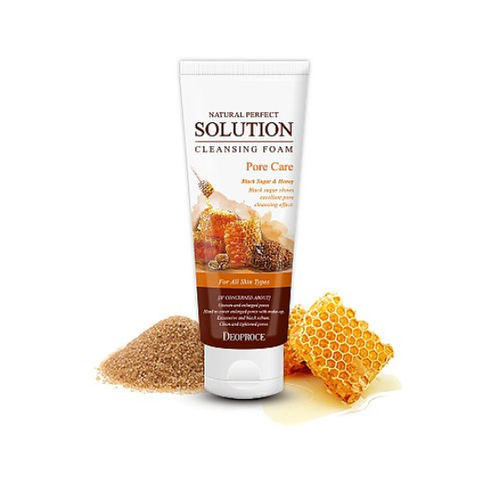 Deoproce Natural Perfect Solution Cleansing Foam Pore Care 170g