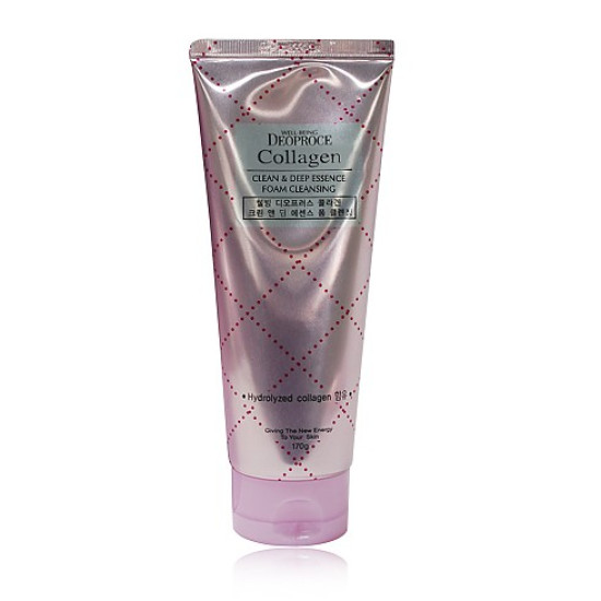 Well-Being Deoproce Collagen Clean&amp;Deep Essence Foam Cleansing 170g