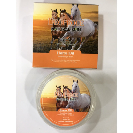 Deoproce Natural Skin Horse Oil Nourishing cream 100g 