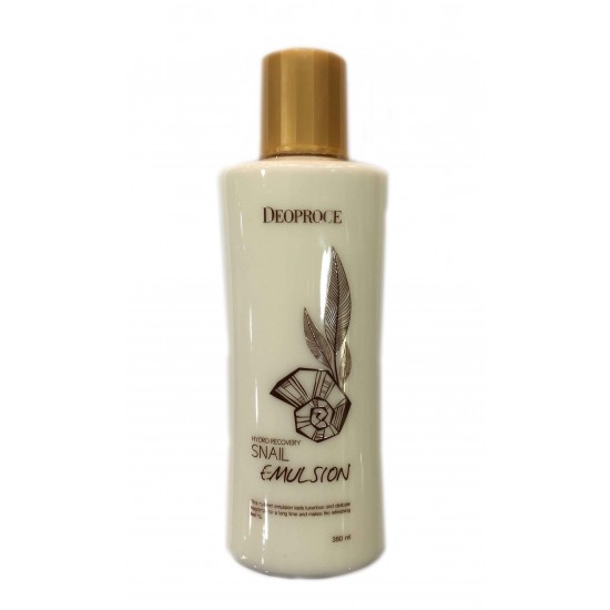 Deoproce Hydro Recovery Snail Emulsion 380ml - эмульсия с экстрактом улитки