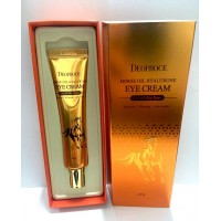 Deoproce Horse Oil Hyalurone eye cream 30g - гиалуроновый крем для гла...