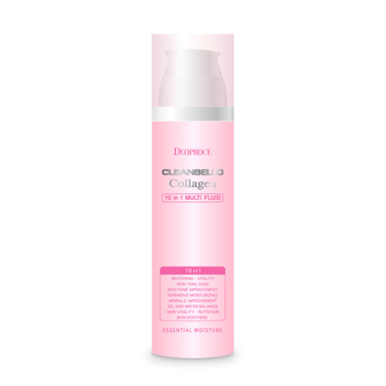 Deoproce Cleanbello Collagen  Whithening & Anti - Wrinkle 10 in 1 multi fluid 200 ml